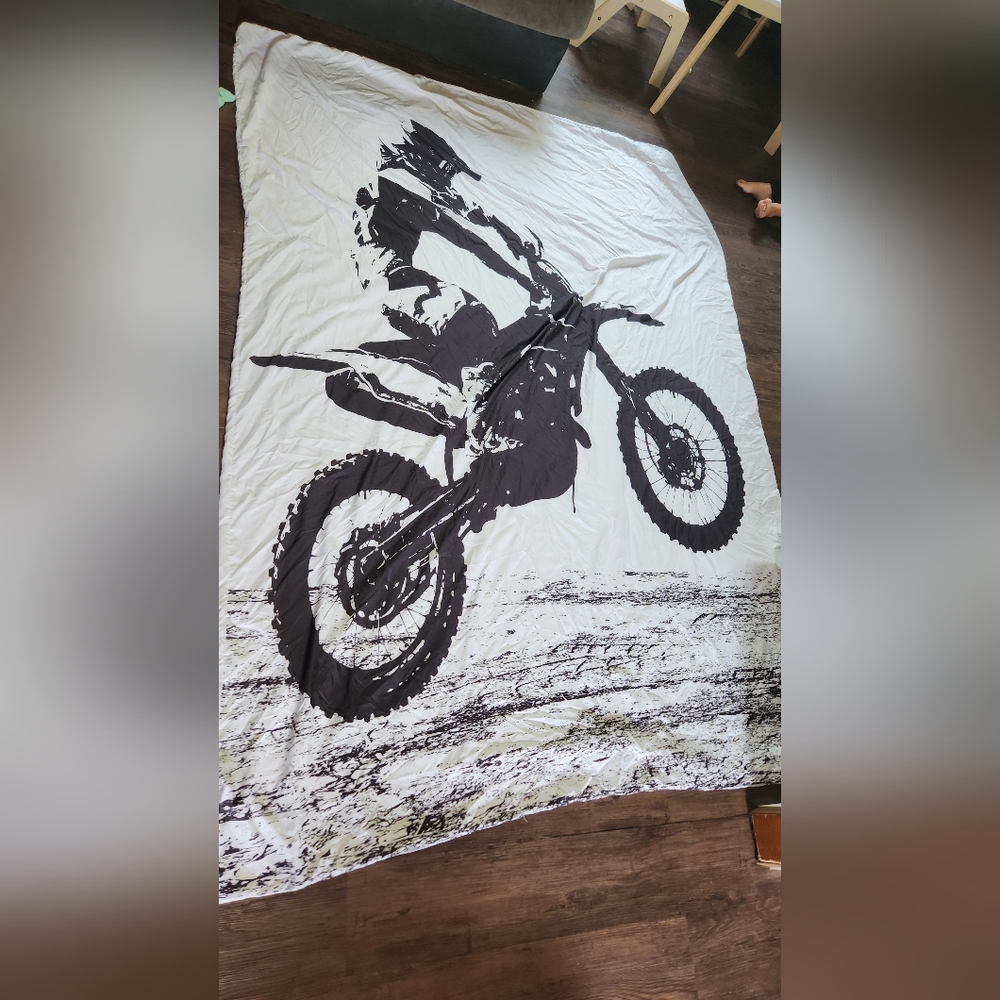 Motocross duvet cover size single/twin